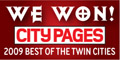 City Pages Best Of The Twin Cities Award 2009